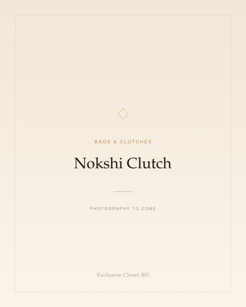 Nokshi Clutch — placeholder, photography to come