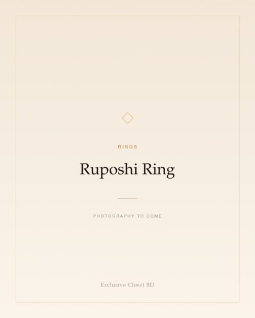 Ruposhi Ring — placeholder, photography to come